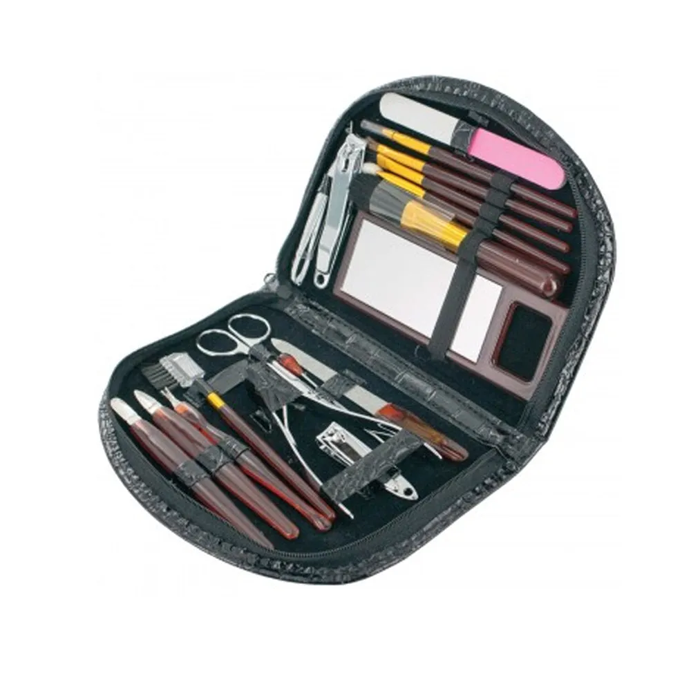 18PCS Manicure Set Professional Stainless Steel Pedicure Kit Nail Clipper Travel