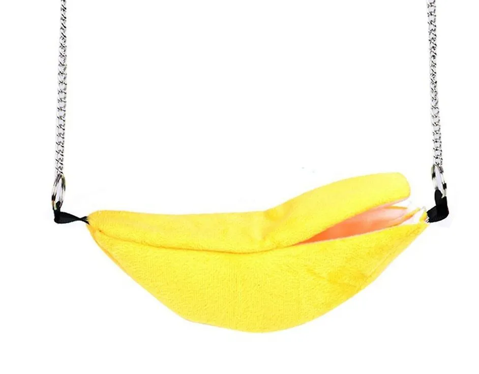 2Pcs green Soft And Warm Fleece Made The Novelty Banana Shape Nest Warm House The Pets AZ21714