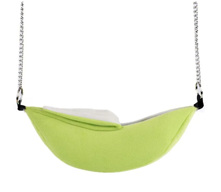 2Pcs green Soft And Warm Fleece Made The Novelty Banana Shape Nest Warm House The Pets AZ21714