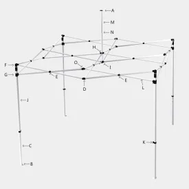 ABCCANOPY S2 Premium Series Pro-40 Canopy Parts