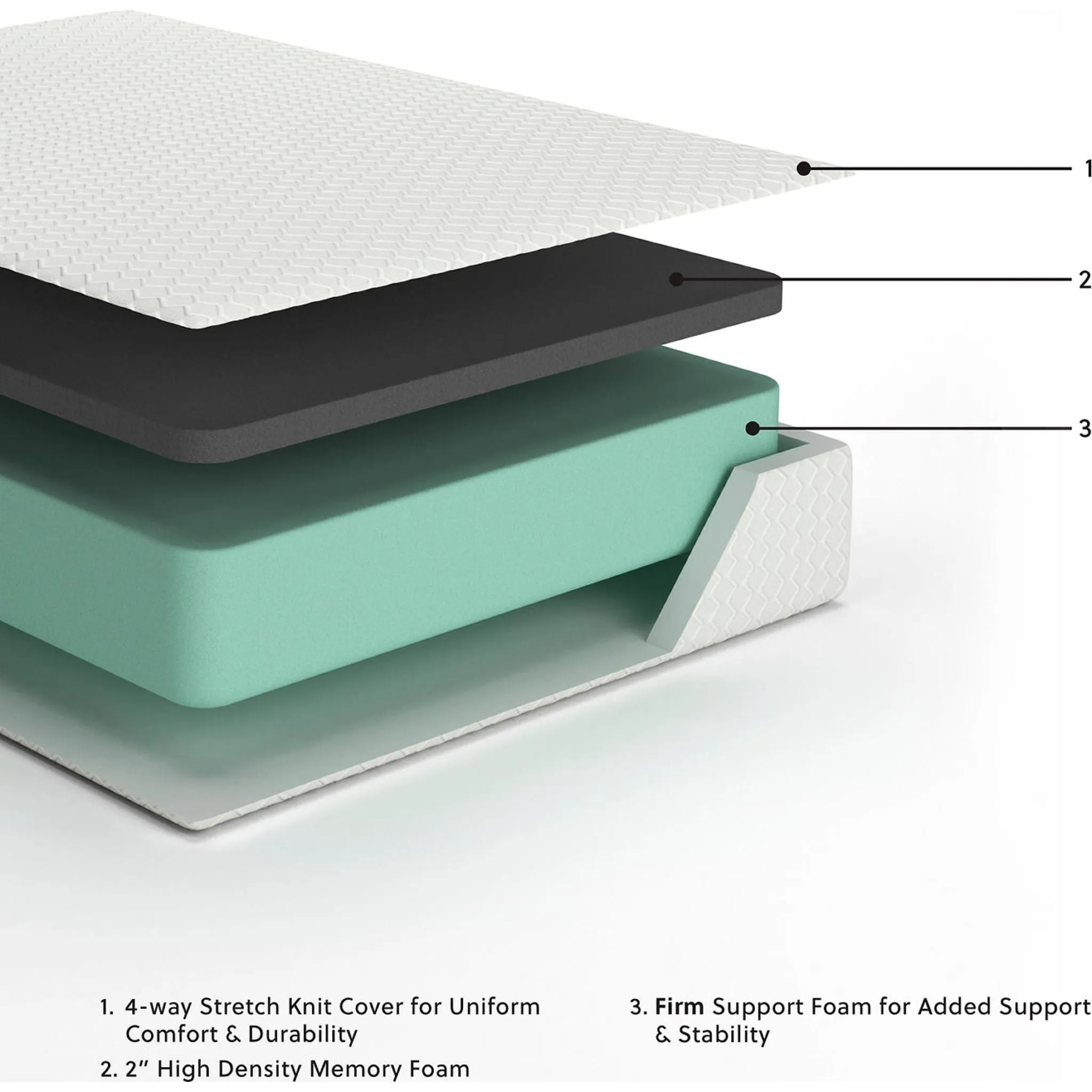 Ashley Sleep Chime 12 inch Memory Foam Mattress In A Box