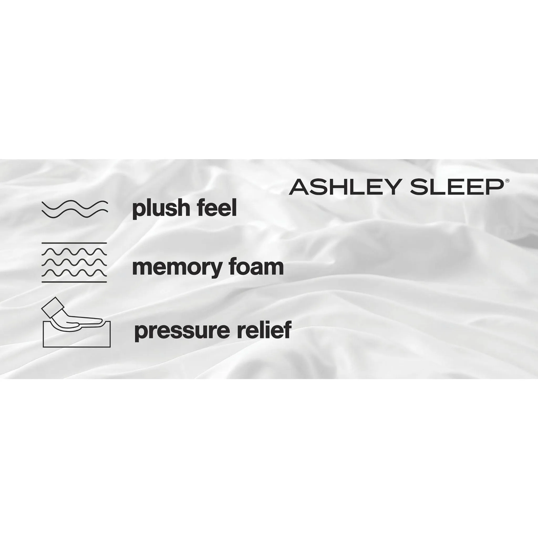 Ashley Sleep Chime 12 inch Memory Foam Mattress In A Box