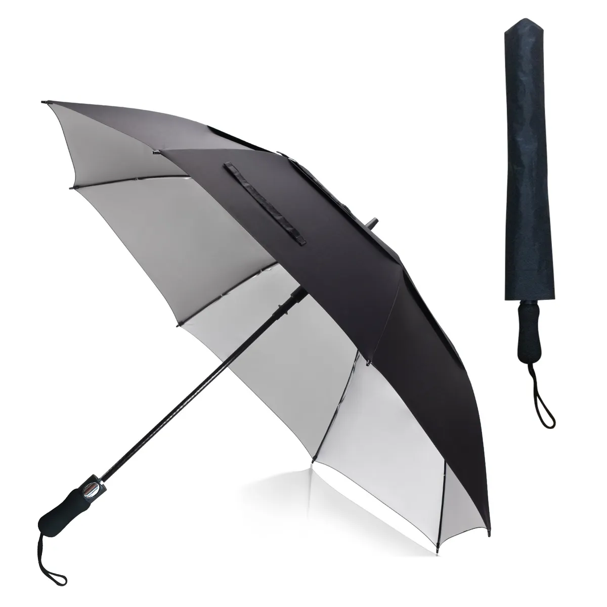 Automatic umbrella with UV