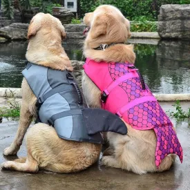 Best Dog Life Jacket Waterproof and Secure Shark Mermaid Suit Summer Fashion