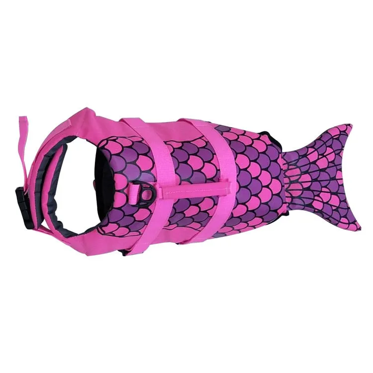 Best Dog Life Jacket Waterproof and Secure Shark Mermaid Suit Summer Fashion