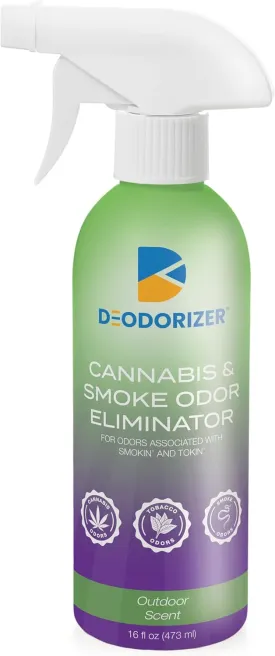 Cannabis & Smoke Odor Eliminator - For Odors associated with Smokin' and Tokin' - 16oz Spray