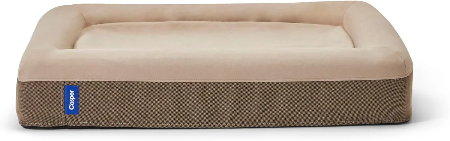 Casper Dog Bed, Plush Memory Foam, Medium, Sand