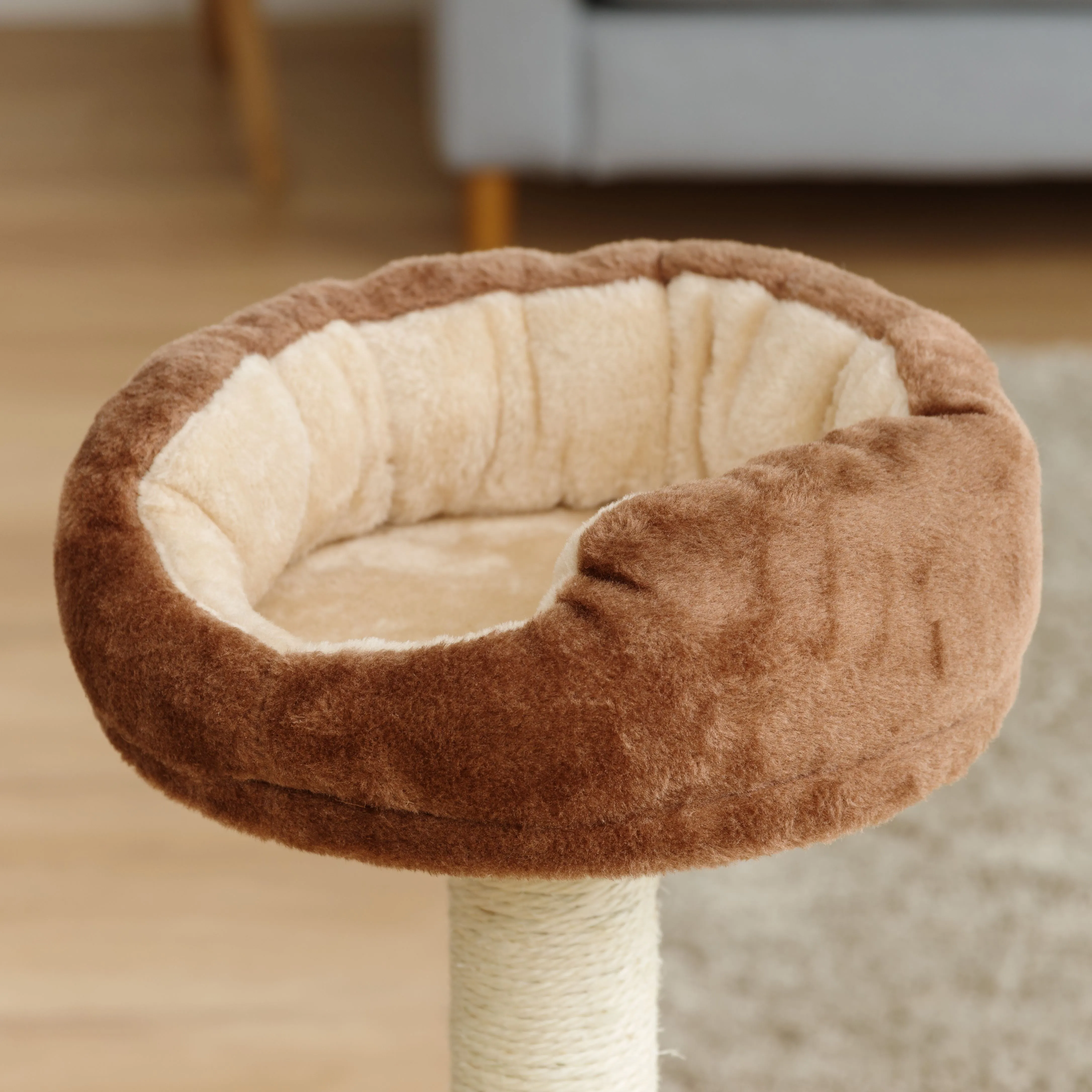 Cat Tree - 3 Tier - Beige