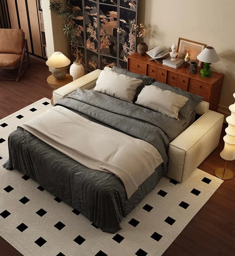 Colette Scratch Resistant Foldable Sofa Bed with Mattress
