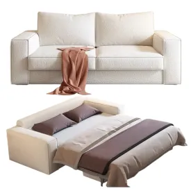 Colette Scratch Resistant Foldable Sofa Bed with Mattress