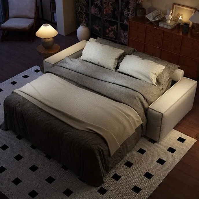 Colette Scratch Resistant Foldable Sofa Bed with Mattress