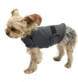 Comfort Dog Anxiety Relief Coat, Dog Anxiety Calming Vest Wrap for Thunderstorm,Travel,4th of July Fireworks,Vet Visits,Separation Anxiety Relief for Dogs (X-Small (Pack of 1), Gray)