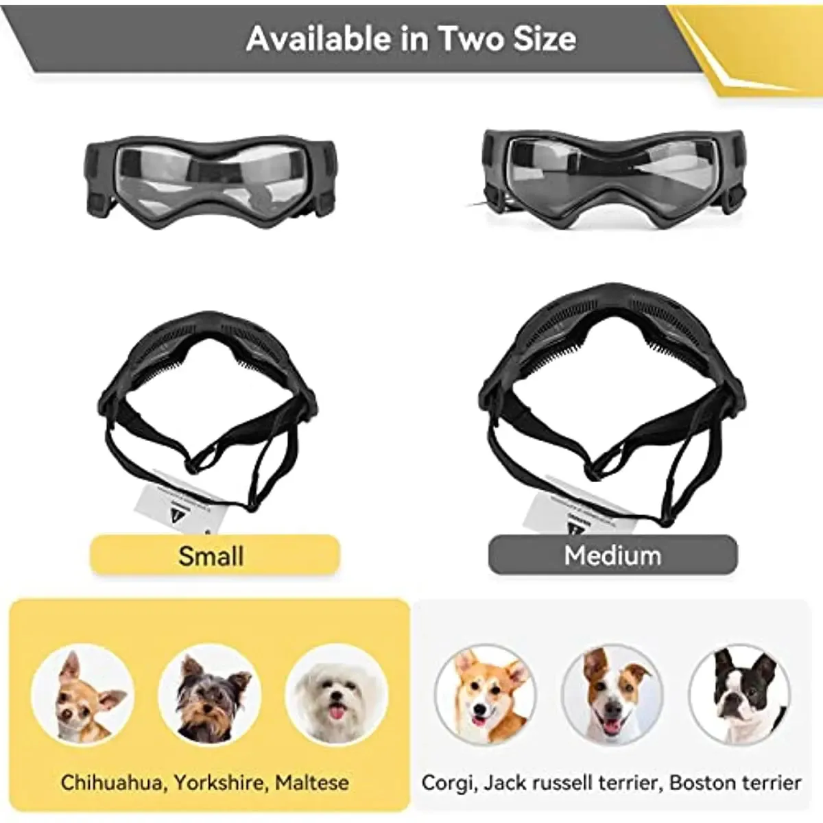 Cool Paws Dog Eye Protection Goggles Anti-UV Windproof