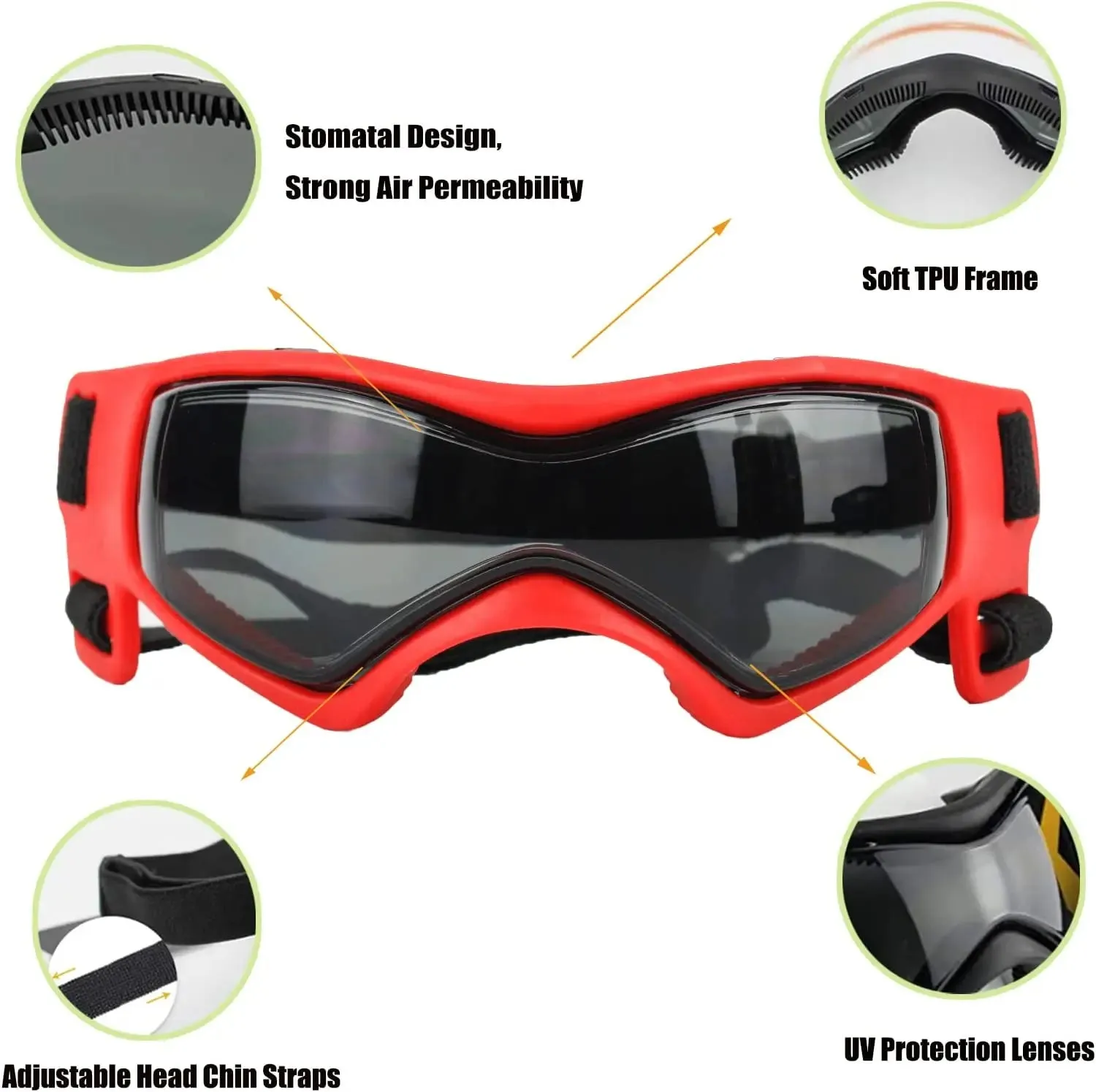 Cool Paws Dog Eye Protection Goggles Anti-UV Windproof