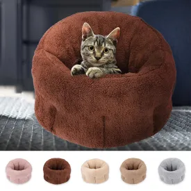 Cotton Lint Pet House Puppy Dog Cat Beds Indoor Washable Warm Dog Sofa