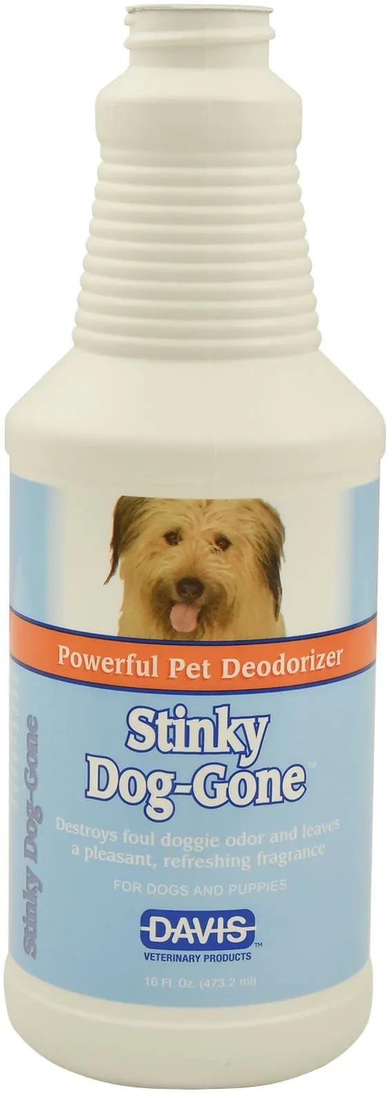 Davis Stinky Dog-Gone (Powerful Pet Deodorizer) Spray, 16 oz with Sprayer