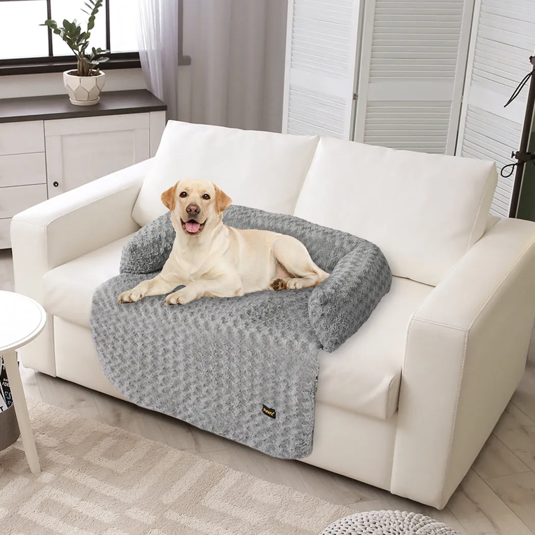 Dog Couch Protector Furniture Sofa Cover Cushion Washable Removable Cover Medium - Grey Medium