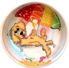 Golden Retriever Dog Bowl