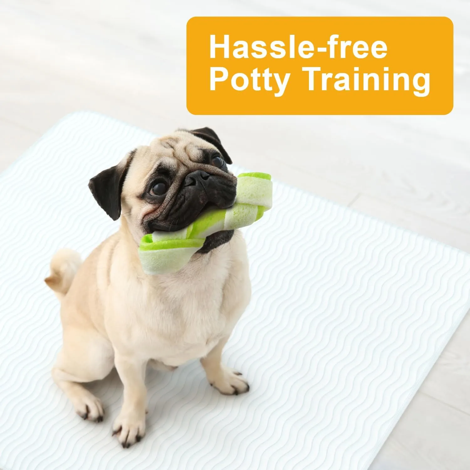 GREEN LIFESTYLE Washable Underpads - Large Bed Pads for use as Incontinence Bed Pads, Reusable Pet Pads, Great for Dogs, Cats, Bunny, Seniors Bed Pad (Pack of 2 - 41x41)