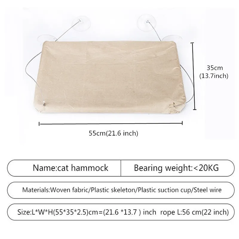 Hanging Hammock Bed for Cats