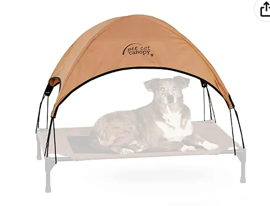 K&H Pet Products Cot Canopy for Elevated Dog Bed - LARGE