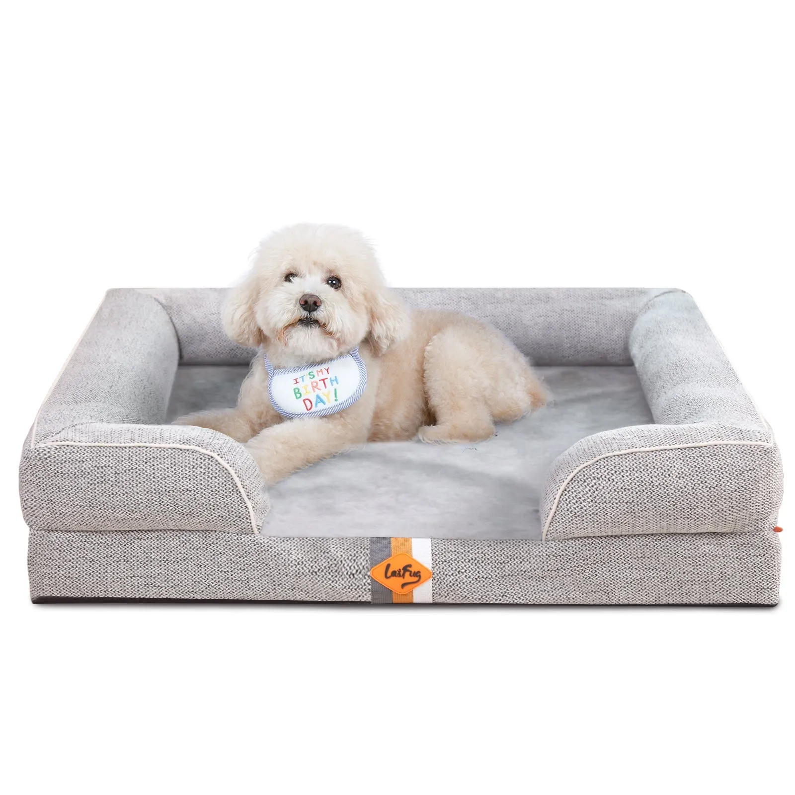 Laifug Large Orthopedic Premium Memory Foam Dog Sofa