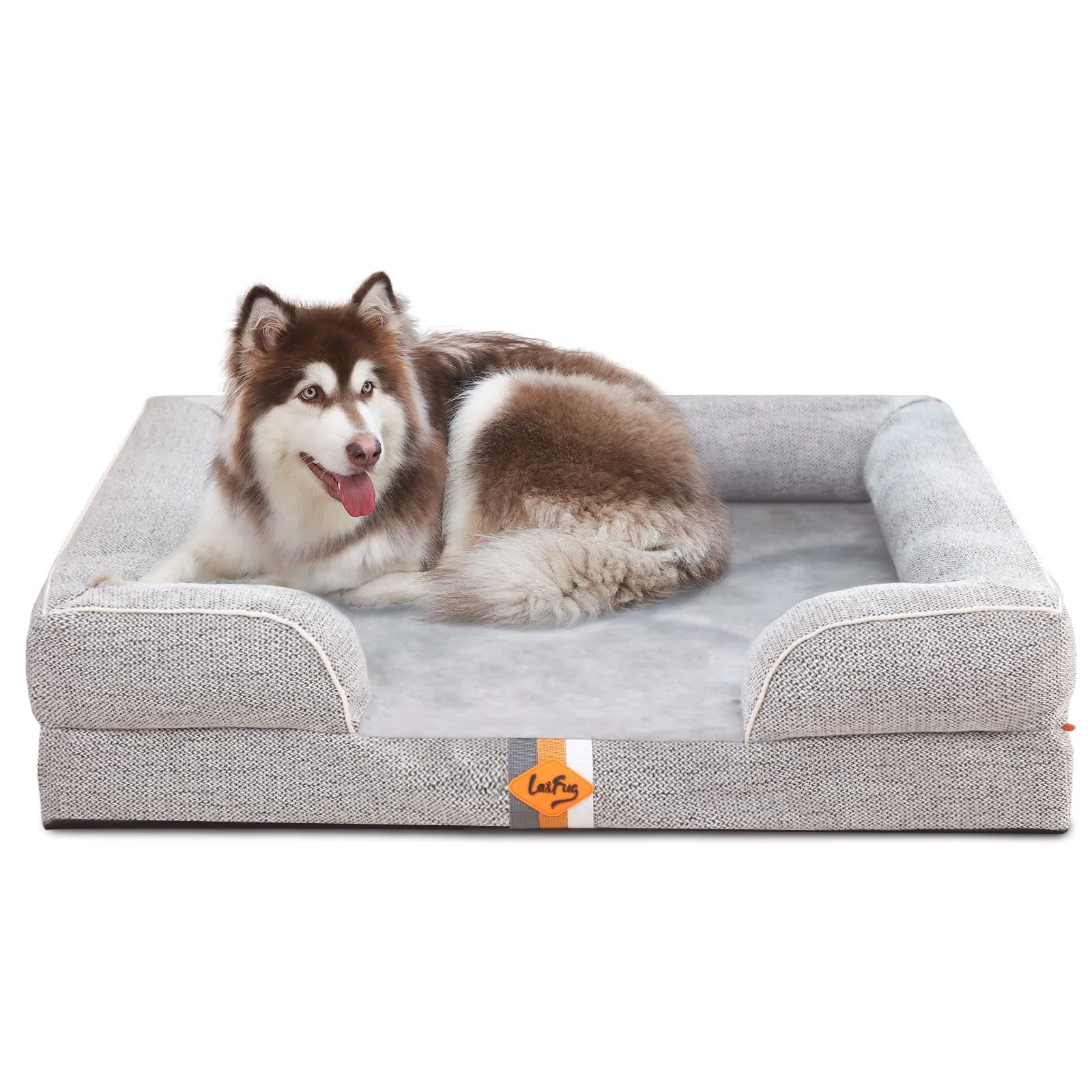 Laifug Large Orthopedic Premium Memory Foam Dog Sofa