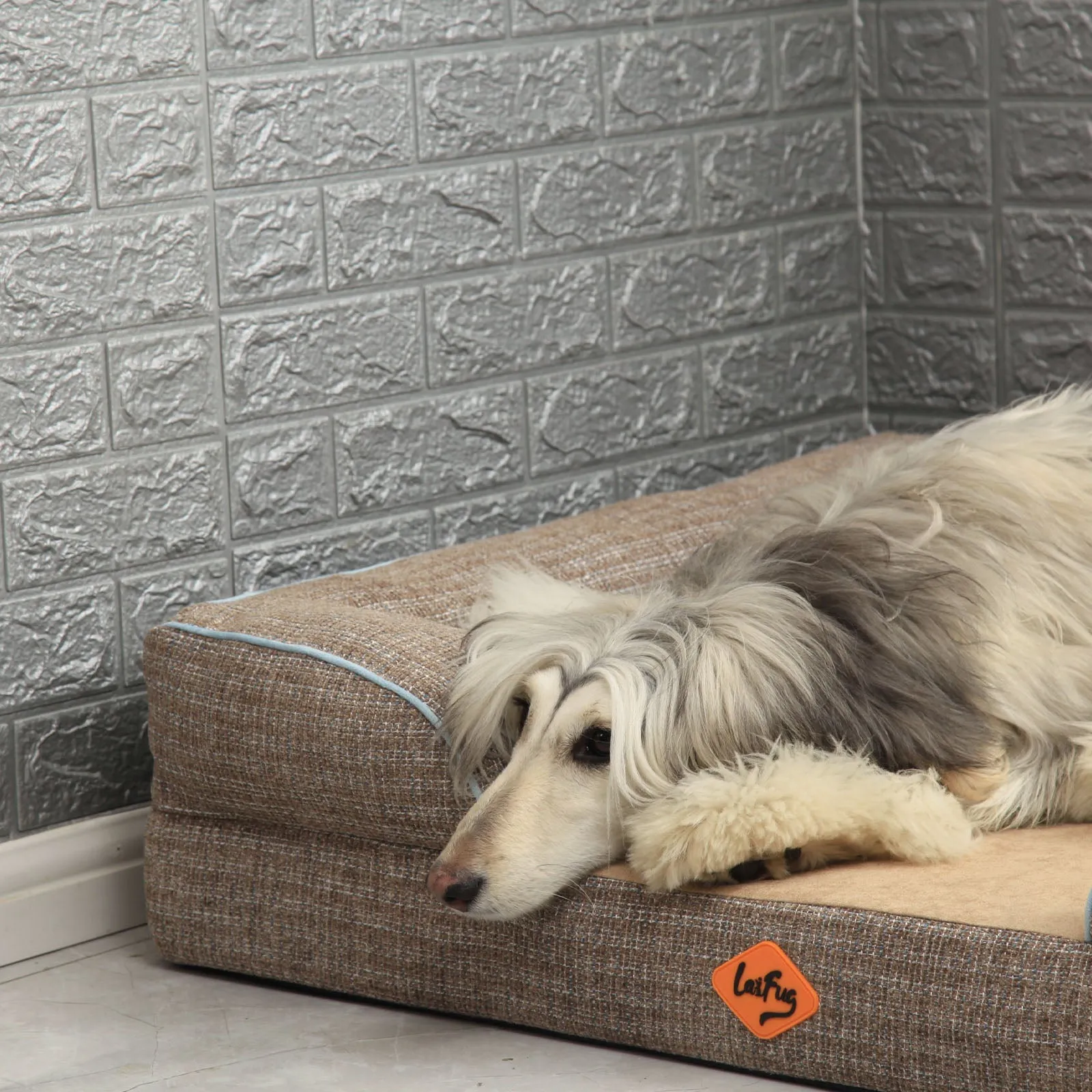 Laifug Large Orthopedic Premium Memory Foam Dog Sofa