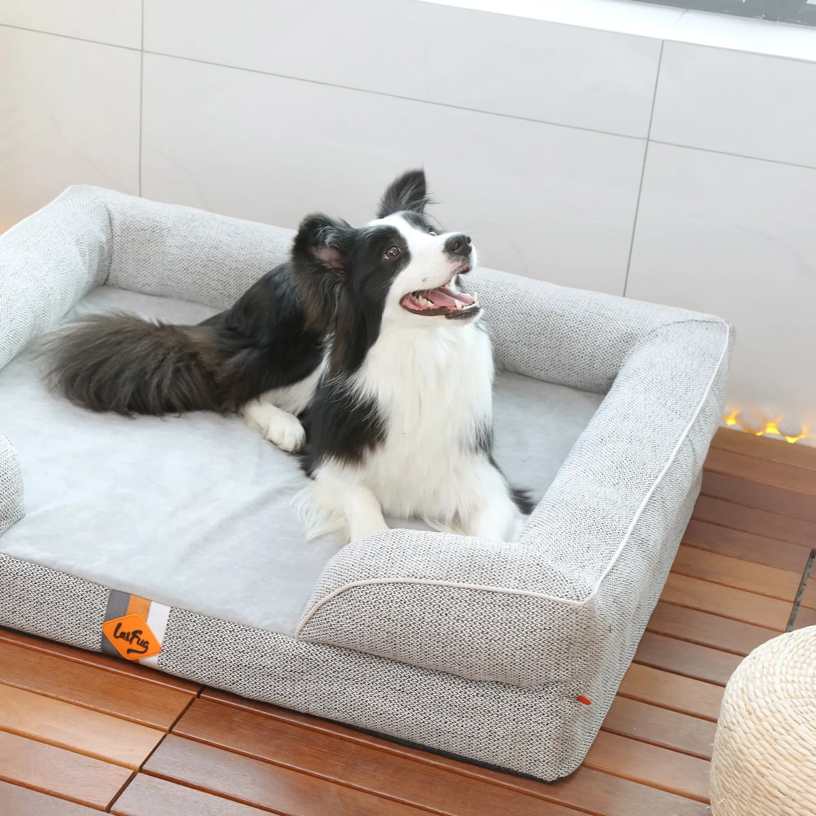 Laifug Large Orthopedic Premium Memory Foam Dog Sofa