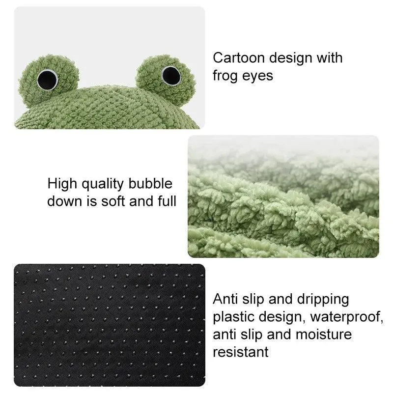 Little Frog Plush House Pet Bed Nest