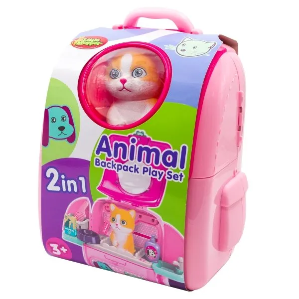 Little Moppet Backpack Play Set - Animals