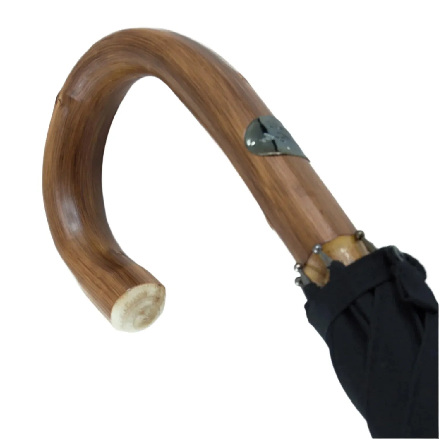 Maglia Francesco Black Canopy Umbrella with Chestnut Canopy