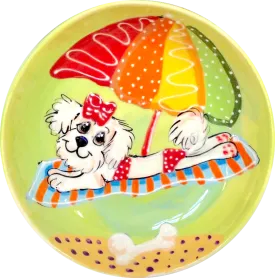 Maltese Dog Bowl