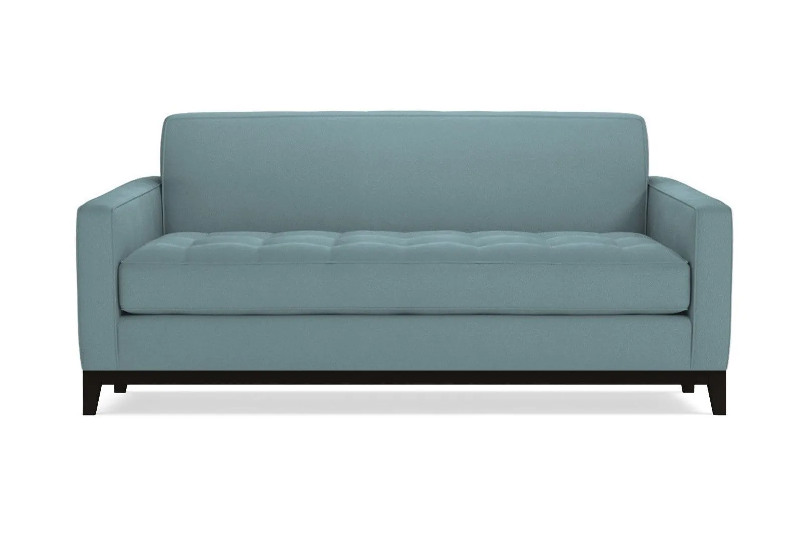 Monroe Drive Twin Size Sleeper Sofa :: Leg Finish: Espresso / Sleeper Option: Memory Foam Mattress