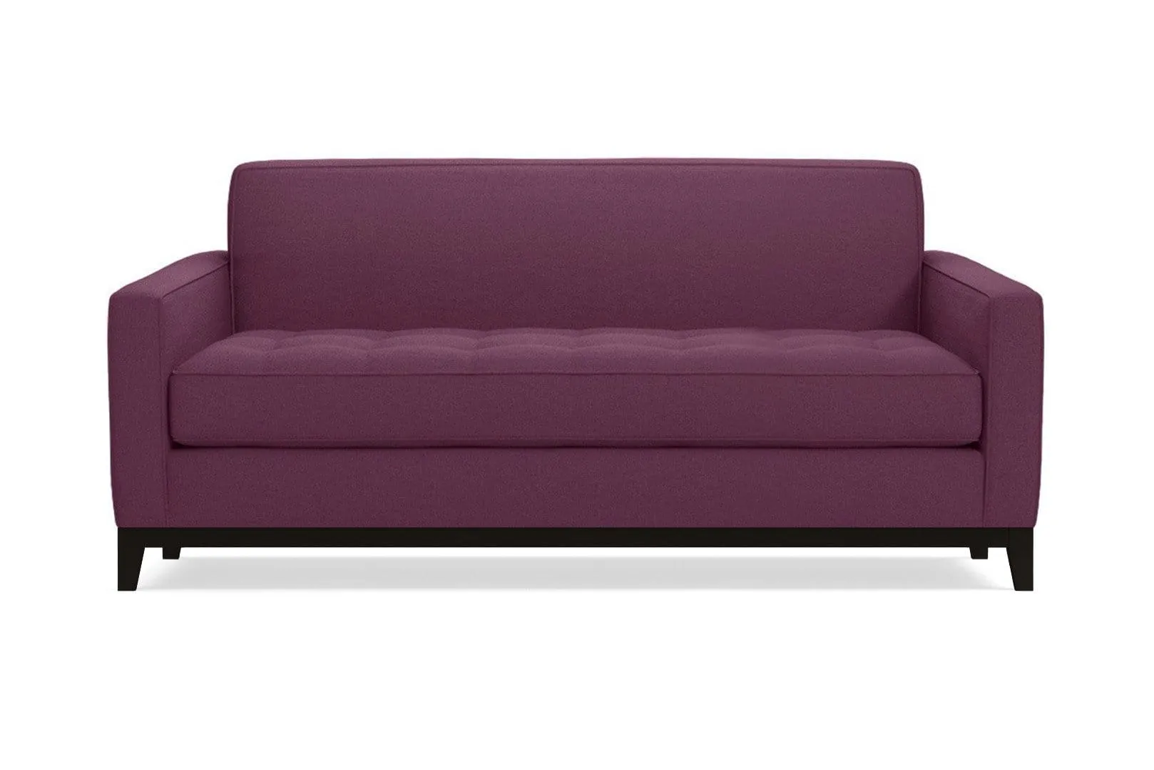 Monroe Drive Twin Size Sleeper Sofa :: Leg Finish: Espresso / Sleeper Option: Memory Foam Mattress