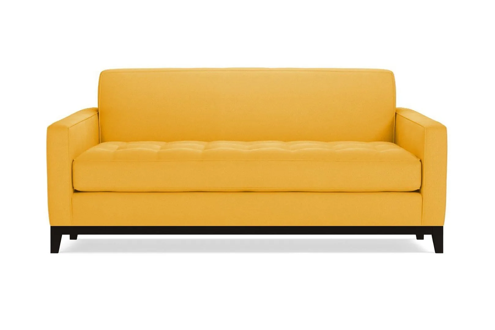 Monroe Drive Twin Size Sleeper Sofa :: Leg Finish: Espresso / Sleeper Option: Memory Foam Mattress