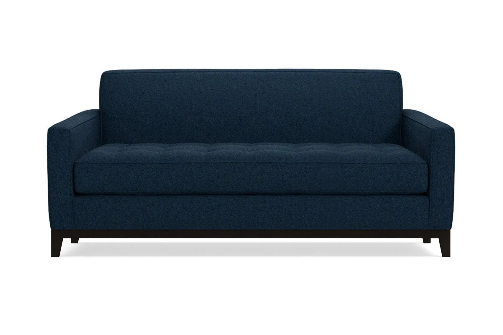 Monroe Drive Twin Size Sleeper Sofa :: Leg Finish: Espresso / Sleeper Option: Memory Foam Mattress