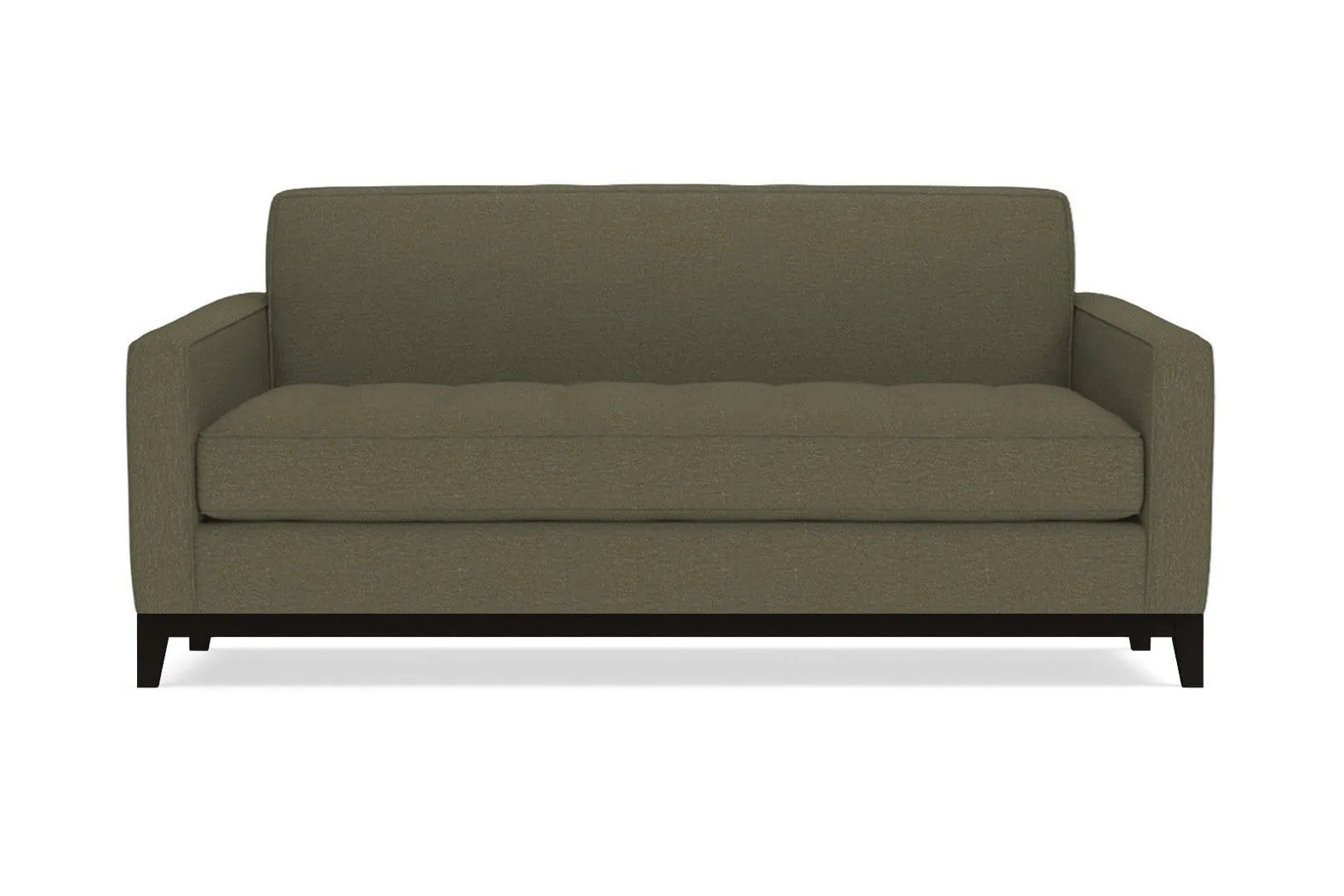 Monroe Drive Twin Size Sleeper Sofa :: Leg Finish: Espresso / Sleeper Option: Memory Foam Mattress