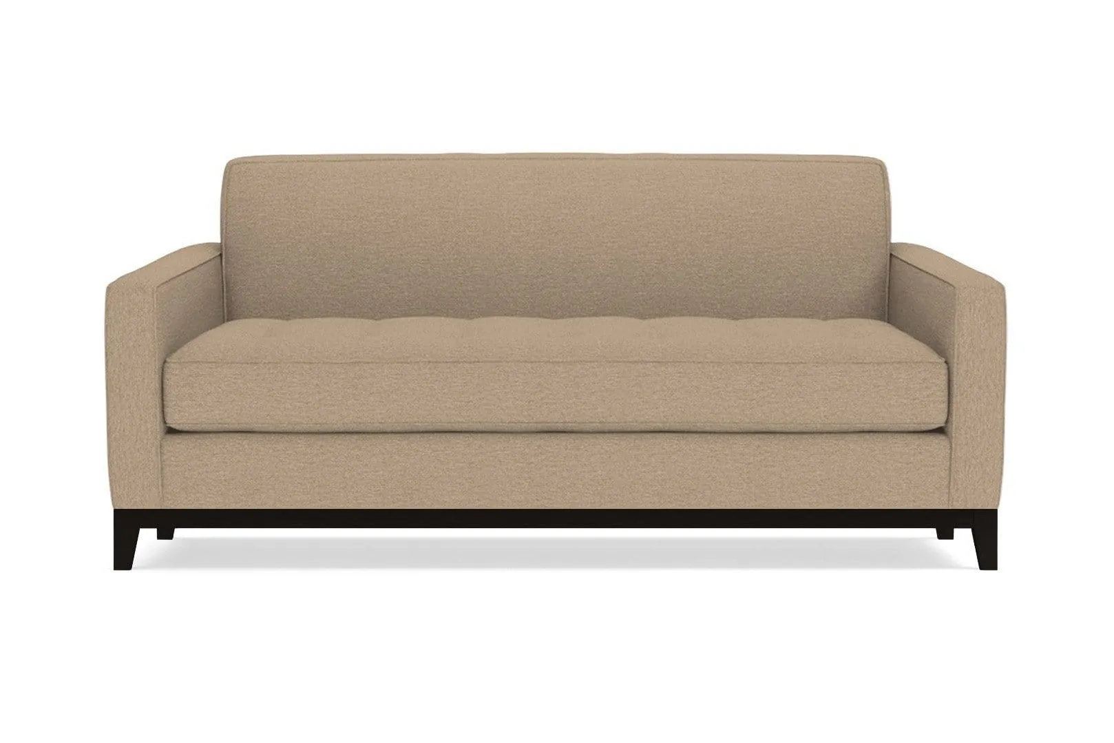Monroe Drive Twin Size Sleeper Sofa :: Leg Finish: Espresso / Sleeper Option: Memory Foam Mattress