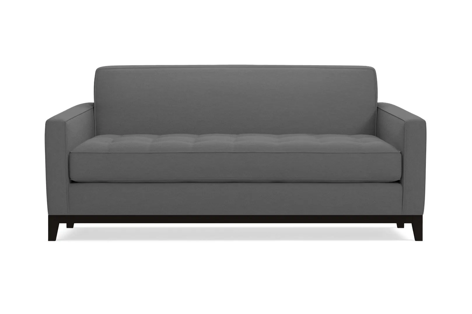 Monroe Drive Twin Size Sleeper Sofa :: Leg Finish: Espresso / Sleeper Option: Memory Foam Mattress