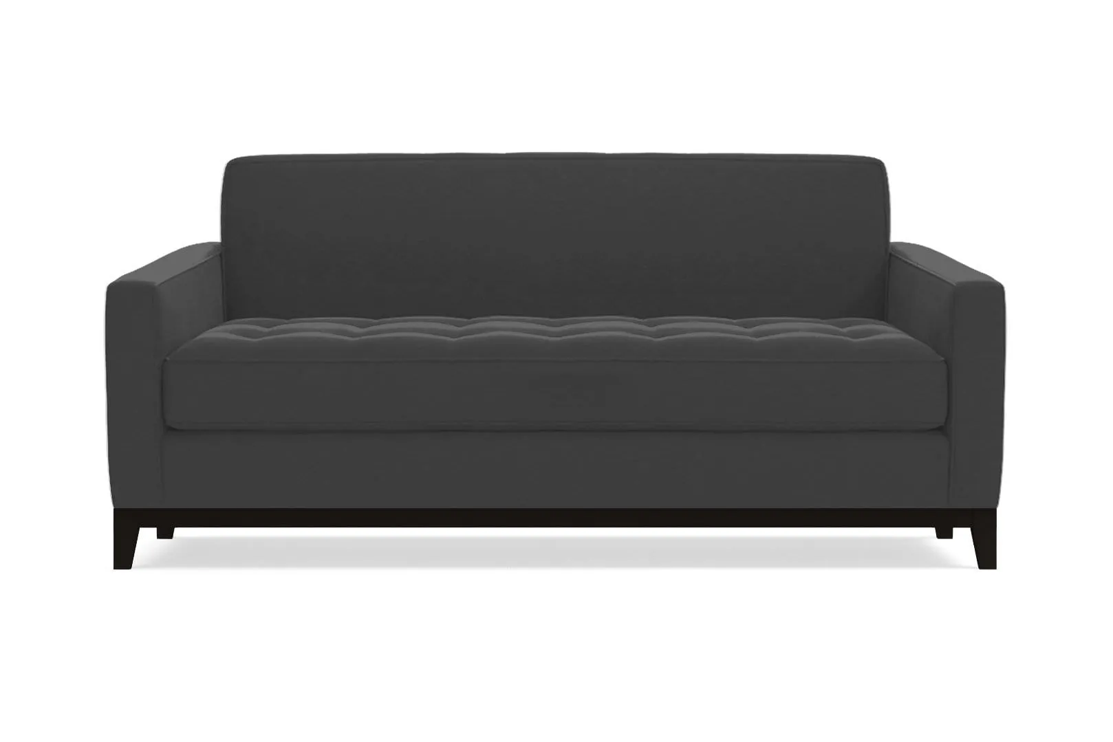 Monroe Drive Twin Size Sleeper Sofa :: Leg Finish: Espresso / Sleeper Option: Memory Foam Mattress