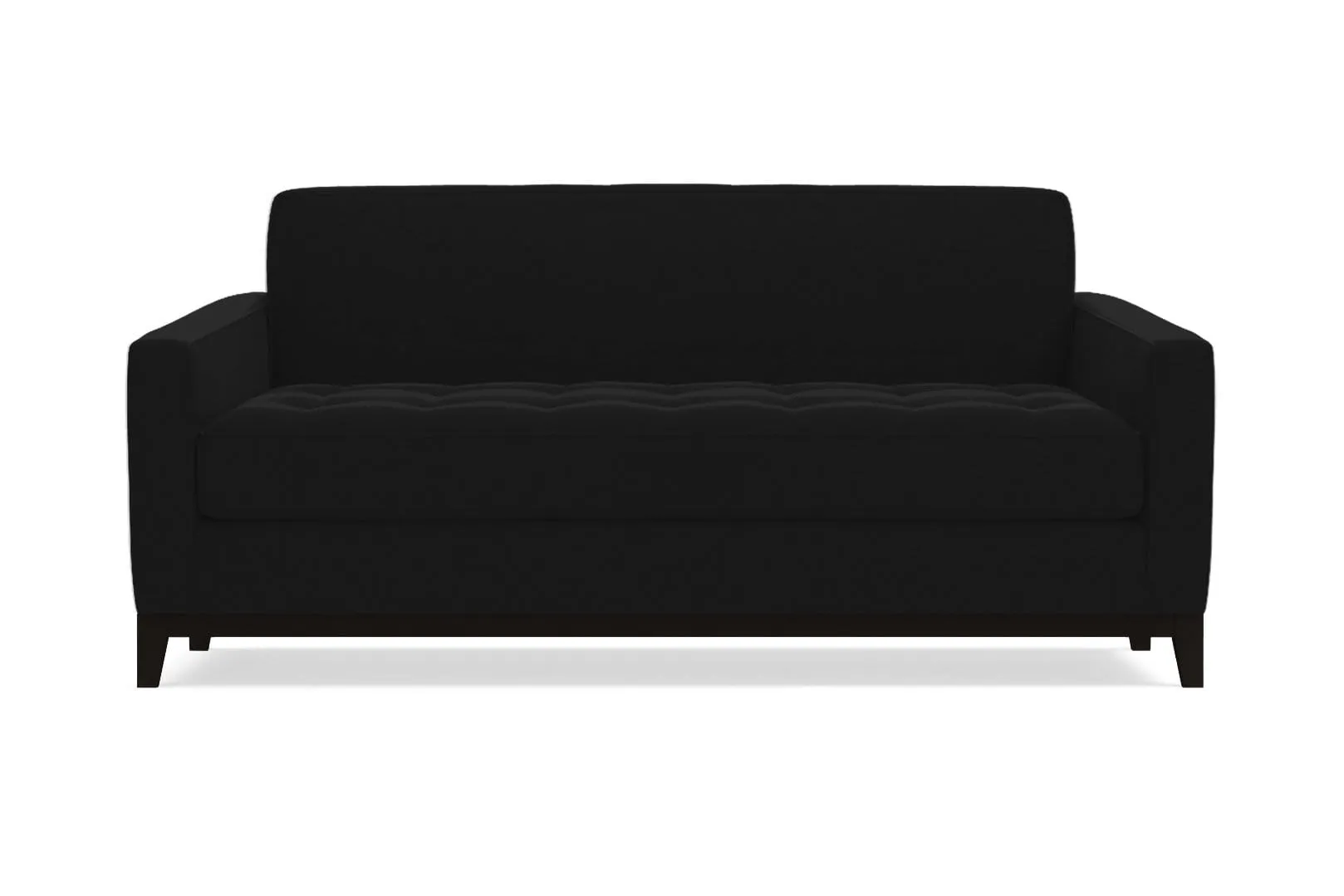 Monroe Drive Twin Size Sleeper Sofa :: Leg Finish: Espresso / Sleeper Option: Memory Foam Mattress