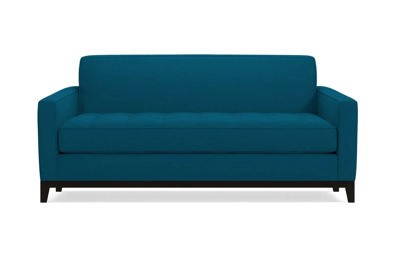 Monroe Drive Twin Size Sleeper Sofa :: Leg Finish: Espresso / Sleeper Option: Memory Foam Mattress
