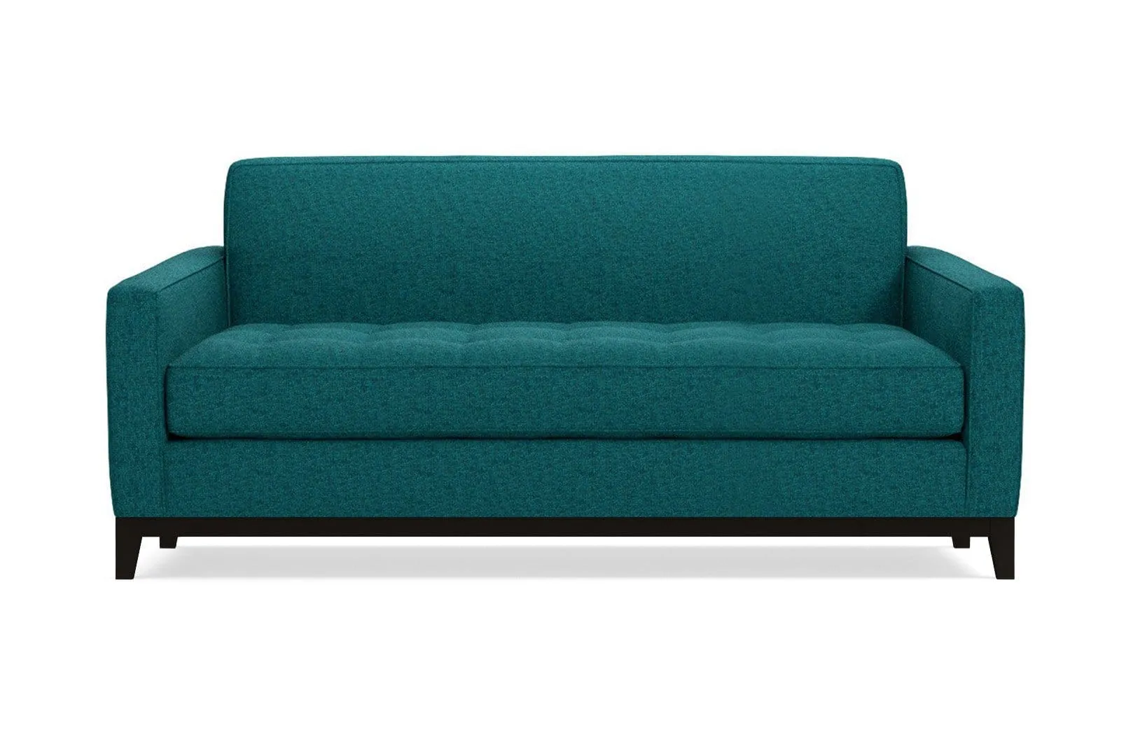 Monroe Drive Twin Size Sleeper Sofa :: Leg Finish: Espresso / Sleeper Option: Memory Foam Mattress