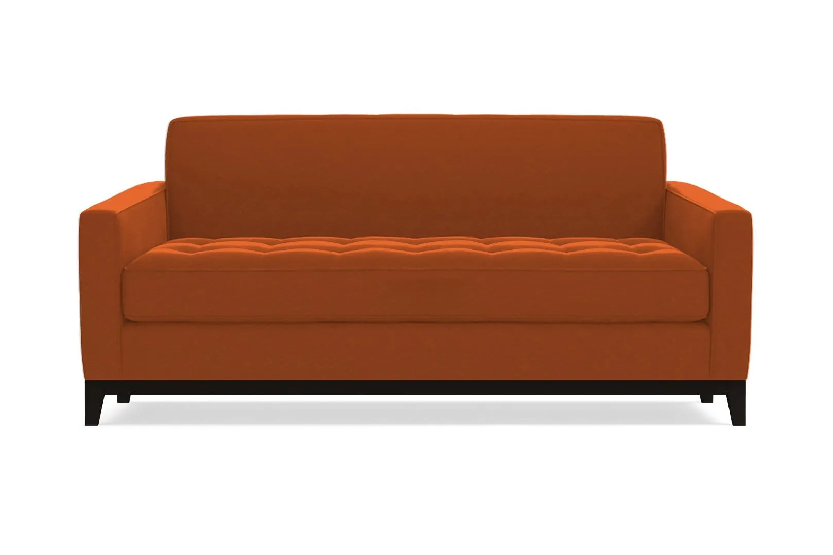Monroe Drive Twin Size Sleeper Sofa :: Leg Finish: Espresso / Sleeper Option: Memory Foam Mattress