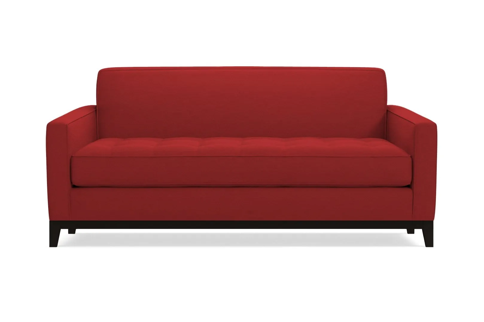 Monroe Drive Twin Size Sleeper Sofa :: Leg Finish: Espresso / Sleeper Option: Memory Foam Mattress