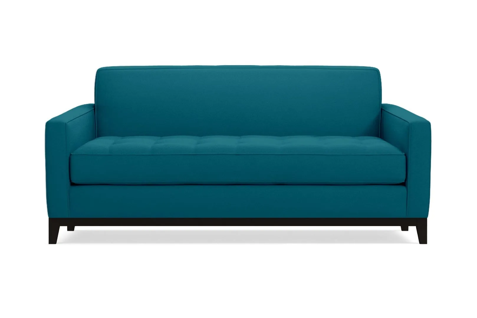 Monroe Drive Twin Size Sleeper Sofa :: Leg Finish: Espresso / Sleeper Option: Memory Foam Mattress