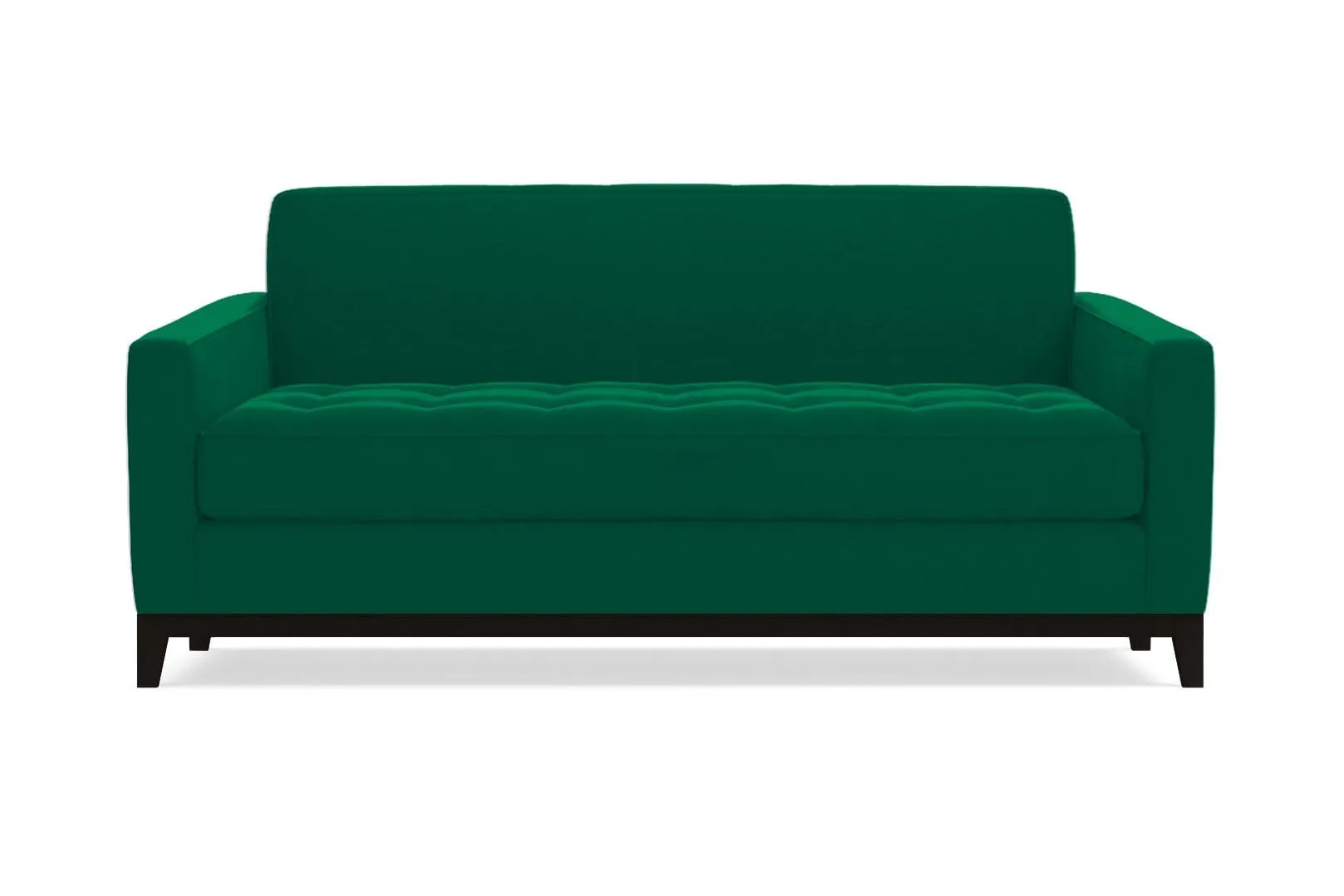 Monroe Drive Twin Size Sleeper Sofa :: Leg Finish: Espresso / Sleeper Option: Memory Foam Mattress