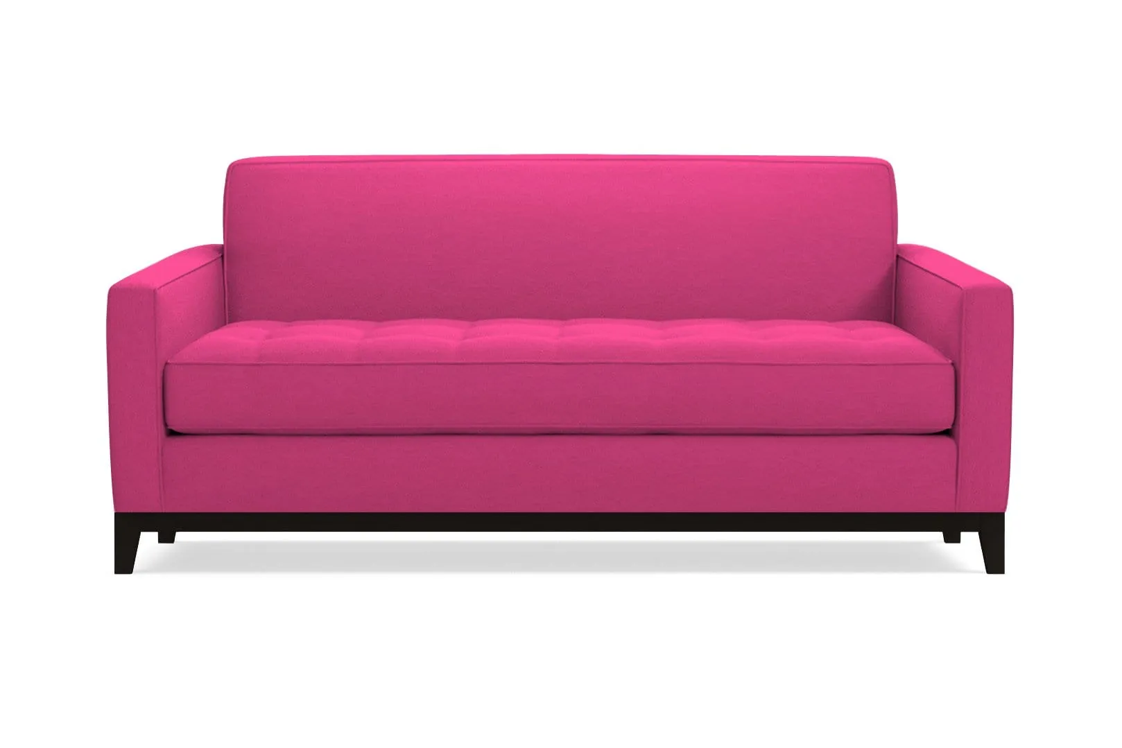 Monroe Drive Twin Size Sleeper Sofa :: Leg Finish: Espresso / Sleeper Option: Memory Foam Mattress