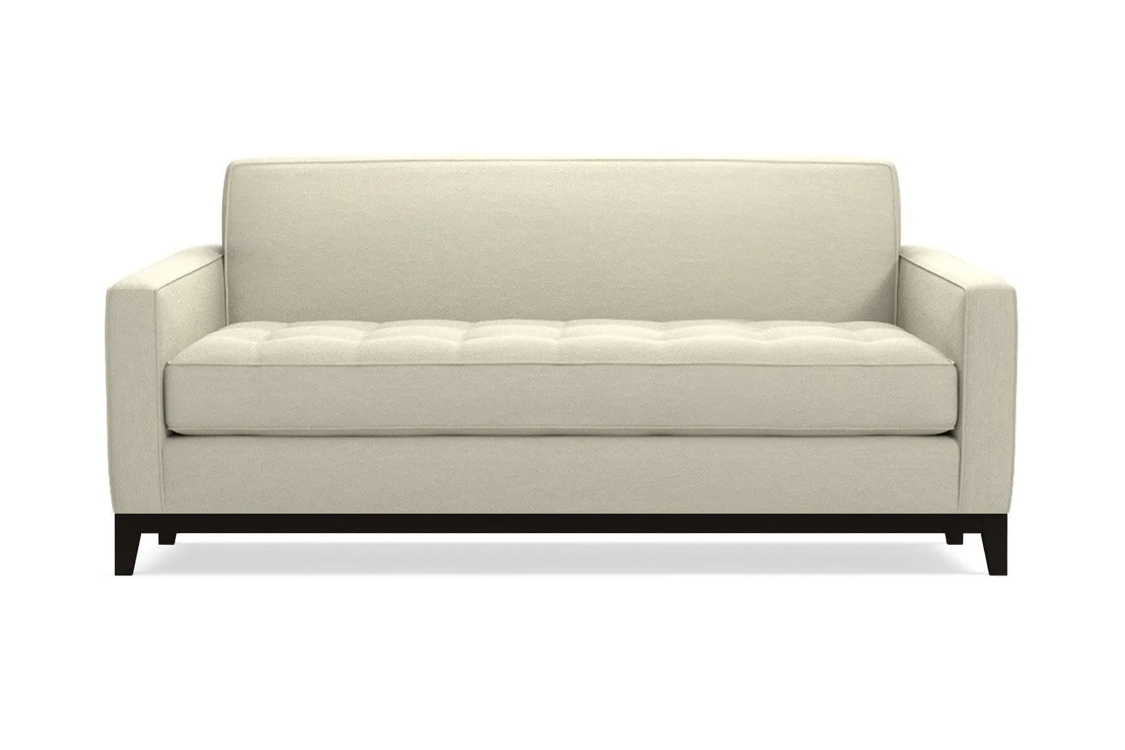 Monroe Drive Twin Size Sleeper Sofa :: Leg Finish: Espresso / Sleeper Option: Memory Foam Mattress
